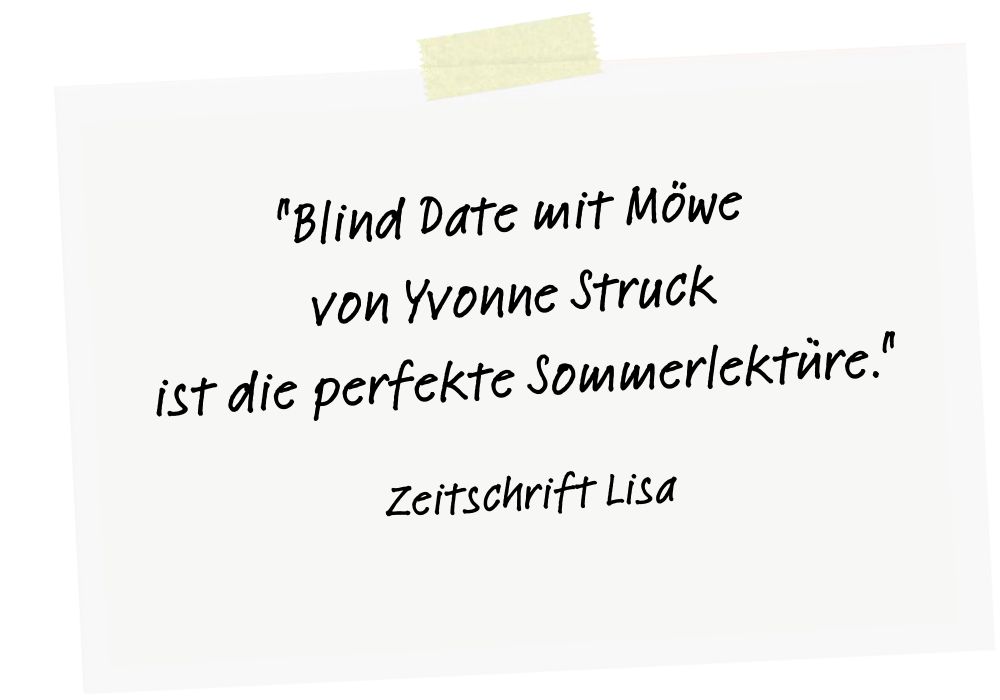 Blind Date mit Möwe ist die perfekte Sommerlektüre. Zeitschrift Lisa